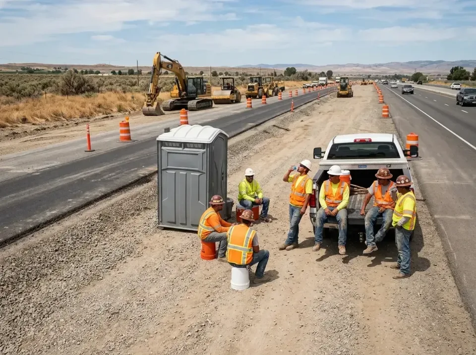 highway-road-construction-crew-007 — frequently asked questions, Porta Potty and Restroom Rentals in Crouch Mesa, NM